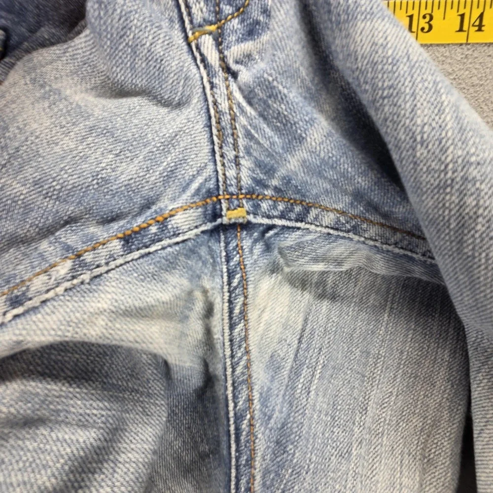 Diesel Jeans Mens 31x32 Blue Levan Relaxed Straight Made in Italy Stretch 0086N